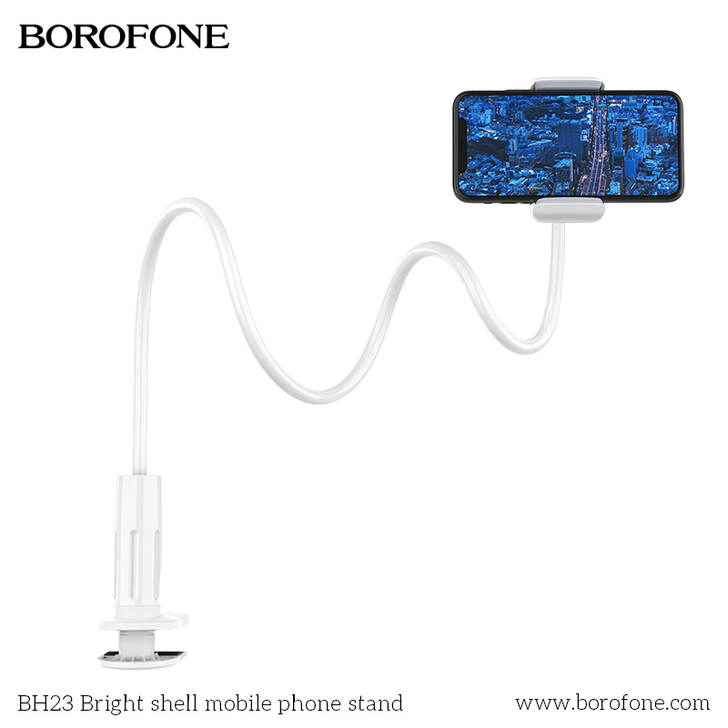 BOROFONE BH23 Bright shell gooseneck phone holder NZ 4